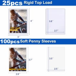 100-600pcs Card Sleeves Hard Soft Card Holder Covered With Protective Filmclear Trading Protectors For Football Sports Game Card