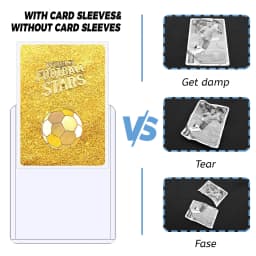 100-600pcs Card Sleeves Hard Soft Card Holder Covered With Protective Filmclear Trading Protectors For Football Sports Game Card