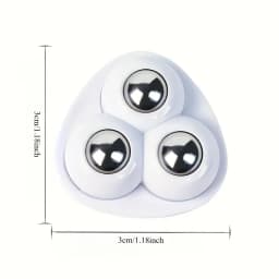 20pcs Heavy-Duty Mini Rolling Wheels with 360° Swivel Base Stainless Steel Bearings for Furniture Cabinets Storage Box Workshop