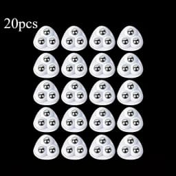 20pcs Heavy-Duty Mini Rolling Wheels with 360° Swivel Base Stainless Steel Bearings for Furniture Cabinets Storage Box Workshop