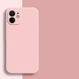 Candy Color Silicone Soft Case For iphone 11 12 13 mini 14 15 16 Plus 16e 17 Air Pro Max Shockproof Camera Protective Cover Case
