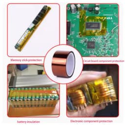 280° High Temperature Heat BGA Pi Tape Thermal Insulation Tape Polyimide Adhesive Insulating Tape 3D Printing Board Protection