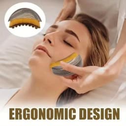 1PC Lymphatic Drainage Brush for Face & Body, Ergonomic Massager Tool, Fits Skin Contours, Detox & Relaxation