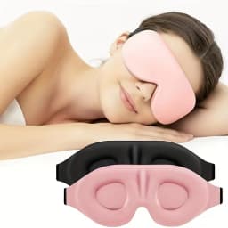 Super Soft 3D Sleeping Mask - Soft and Comfortable Eye Mask, Suitable for Both Men and Women for Travel and Home Use