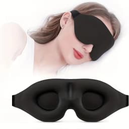 Super Soft 3D Sleeping Mask - Soft and Comfortable Eye Mask, Suitable for Both Men and Women for Travel and Home Use