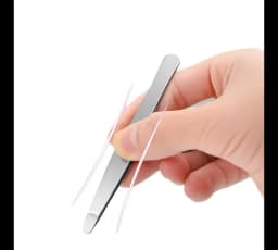 Stainless Steel Brow & Facial Hair Remover Eyebrow Tweezers Non-slip Makeup Remover Tweezer Tools Hair Removal Makeup Tools