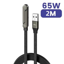 240W 2 in 1 USB C to USB C Fast Charging Foldable Bracket Data Cable Type C Desktop Holder Charging Wire For Iphone17 16 Samsung