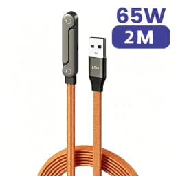 240W 2 in 1 USB C to USB C Fast Charging Foldable Bracket Data Cable Type C Desktop Holder Charging Wire For Iphone17 16 Samsung