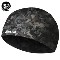 Musion Original Design Motorcycle Head Cover Helmet Cap Moisture Wicking Dry Fit Skull CapHelmet Inner Helmet for Cycling