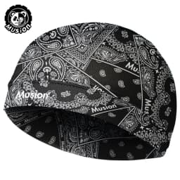 Musion Original Design Motorcycle Head Cover Helmet Cap Moisture Wicking Dry Fit Skull CapHelmet Inner Helmet for Cycling
