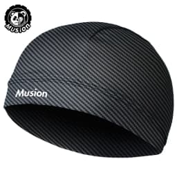 Musion Original Design Motorcycle Head Cover Helmet Cap Moisture Wicking Dry Fit Skull CapHelmet Inner Helmet for Cycling