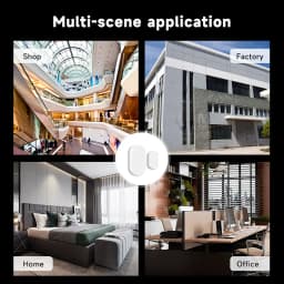 Tuya Zigbee Door Window Sensor, Smart Life Magnetic Contact Alarm, Works with Alexa Google Assistant, Support Z2M Zigbee2MQTT