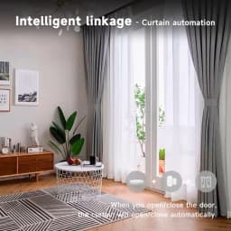 Tuya Zigbee Door Window Sensor, Smart Life Magnetic Contact Alarm, Works with Alexa Google Assistant, Support Z2M Zigbee2MQTT