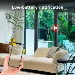 Tuya Zigbee Door Window Sensor, Smart Life Magnetic Contact Alarm, Works with Alexa Google Assistant, Support Z2M Zigbee2MQTT