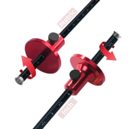 Woodworking Scriber Marking Tool with MM & Inch Scale, Precision Parallel Line Drawer for Mortise Layout Wood Measuring