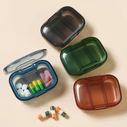 1/2/3Pcs Mini Medicine Pills Box Drug Storage Box Pills Dispenser Pill Organizer Tablet Pillbox Case Container Portable