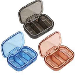 1/2/3Pcs Mini Medicine Pills Box Drug Storage Box Pills Dispenser Pill Organizer Tablet Pillbox Case Container Portable