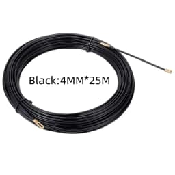 3mm 5M-40M Nylon Cable Puller Electrician Tape Conduit Ducting Wall Wire Threader Fish Guide Electrician Pushing Tape