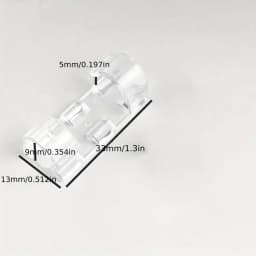 200/10pcs Clear Plastic Cable Clips Transparent Wire Organizers for Wall & Desk Cable Management Adhesive Cord Holders