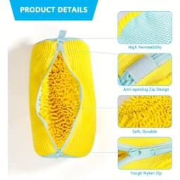 Durable Shoe Washing Machine Bag or brush for All Shoe Types,Ideal for Sneakers and Casual Shoes,Laundry Wash Bag
