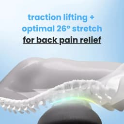 Multi-functional 3-in-1 Back Massager with Relief Bed Sleeping Shiatsu Deep Tissue Portable Shoulder Lower Back Pain Relief 