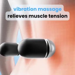 Multi-functional 3-in-1 Back Massager with Relief Bed Sleeping Shiatsu Deep Tissue Portable Shoulder Lower Back Pain Relief 