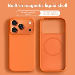 Original Magnetic Phone Case For iPhone 17 16 Pro Max Liquid Silicone Cases For iPhone 17 18 Pro Max 17Pro Air Soft Bumper Cover