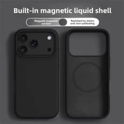 Original Magnetic Phone Case For iPhone 17 16 Pro Max Liquid Silicone Cases For iPhone 17 18 Pro Max 17Pro Air Soft Bumper Cover