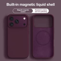 Original Magnetic Phone Case For iPhone 17 16 Pro Max Liquid Silicone Cases For iPhone 17 18 Pro Max 17Pro Air Soft Bumper Cover