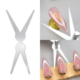6pcs Cat Eye Nail Magnet Tool Set, French Tips Cat Eye Heart Magnets Nail Magnet Stick Cat Eye Gel Polish Magnets Tools Manicure
