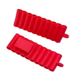 1/4Pcs 22 Holes Screwdriver Bit Holder Soft Rubber Organizer 1/4 Inch Hex Screwdriver Head Drill Bit Stand Case Power Tools
