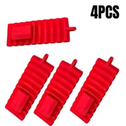 1/4Pcs 22 Holes Screwdriver Bit Holder Soft Rubber Organizer 1/4 Inch Hex Screwdriver Head Drill Bit Stand Case Power Tools
