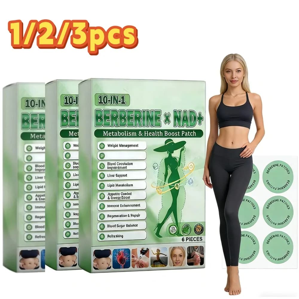 10-in-1 Berberine x NAD+ Weight Management Assistance Patch Easy To Use Body Weight Loss Sticker Body Care Patch