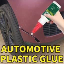 Heavy-Duty Car Bumper Plastic Adhesive - Structural Repair Adhesive for Cracks, Chips, and Impact Damage - No Welding Required, Suitable for Bumpers, Mirror Bases, Exterior Plastic Repair - Recommended by Auto Detailing Technicians, Quick Solution, Strong Adhesion, Specialized for DIY Repairs