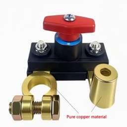 Car Battery Cut Off Switch Disconnect Automatic Circuit Breaker Anti-Leakage Switch Isolator For Cars Truck 12V/24V 