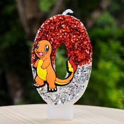 Pokemon Candle Number 0-9 Soccer Candle Pikachu Cake Decoration Boy Birthday Party for Kids Baby Shower Decor Gift