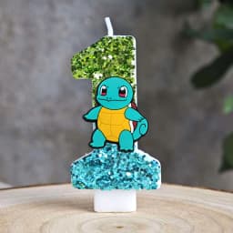 Pokemon Candle Number 0-9 Soccer Candle Pikachu Cake Decoration Boy Birthday Party for Kids Baby Shower Decor Gift
