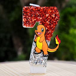 Pokemon Candle Number 0-9 Soccer Candle Pikachu Cake Decoration Boy Birthday Party for Kids Baby Shower Decor Gift