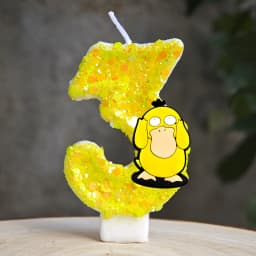 Pokemon Candle Number 0-9 Soccer Candle Pikachu Cake Decoration Boy Birthday Party for Kids Baby Shower Decor Gift
