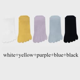 5 Pairs Women Five Finger Socks Summer Mesh Ankle Socks High Quality Cotton Low Cut Toe Socks Sports Cute