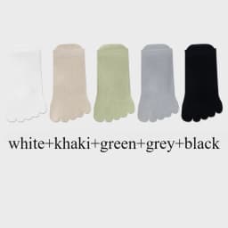 5 Pairs Women Five Finger Socks Summer Mesh Ankle Socks High Quality Cotton Low Cut Toe Socks Sports Cute