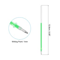 24/48Pcs 1mm Gel Pen Refills Fluorescence Metallic Ink Bold Point Refill for Coloring Books Scrapbooking Art Drawing Journaling