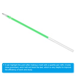 24/48Pcs 1mm Gel Pen Refills Fluorescence Metallic Ink Bold Point Refill for Coloring Books Scrapbooking Art Drawing Journaling