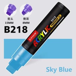 Large Capacity Acrylic Marker Pen 8MM/15MM Ultra Wide Line Width 15 Colors POP Pens Color Hand Drawn Advertising Poster Markers