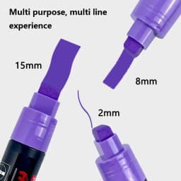 Large Capacity Acrylic Marker Pen 8MM/15MM Ultra Wide Line Width 15 Colors POP Pens Color Hand Drawn Advertising Poster Markers