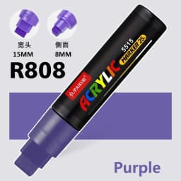 Large Capacity Acrylic Marker Pen 8MM/15MM Ultra Wide Line Width 15 Colors POP Pens Color Hand Drawn Advertising Poster Markers