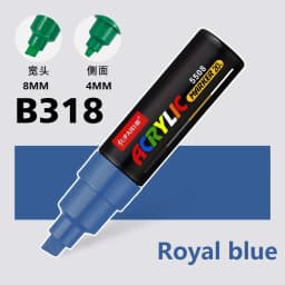 Large Capacity Acrylic Marker Pen 8MM/15MM Ultra Wide Line Width 15 Colors POP Pens Color Hand Drawn Advertising Poster Markers