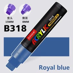 Large Capacity Acrylic Marker Pen 8MM/15MM Ultra Wide Line Width 15 Colors POP Pens Color Hand Drawn Advertising Poster Markers