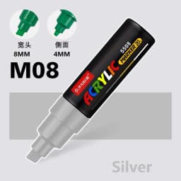 Large Capacity Acrylic Marker Pen 8MM/15MM Ultra Wide Line Width 15 Colors POP Pens Color Hand Drawn Advertising Poster Markers