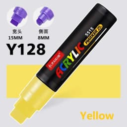 Large Capacity Acrylic Marker Pen 8MM/15MM Ultra Wide Line Width 15 Colors POP Pens Color Hand Drawn Advertising Poster Markers